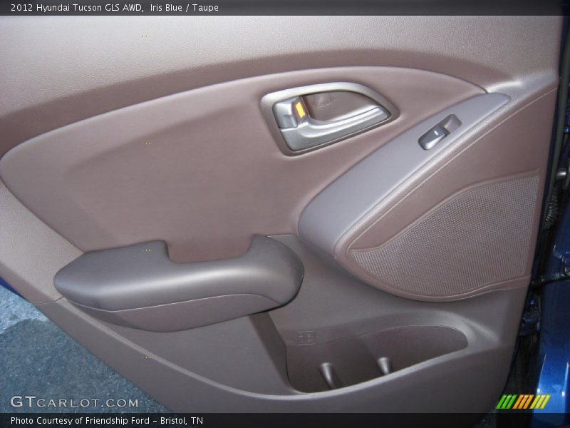 Iris Blue / Taupe 2012 Hyundai Tucson GLS AWD