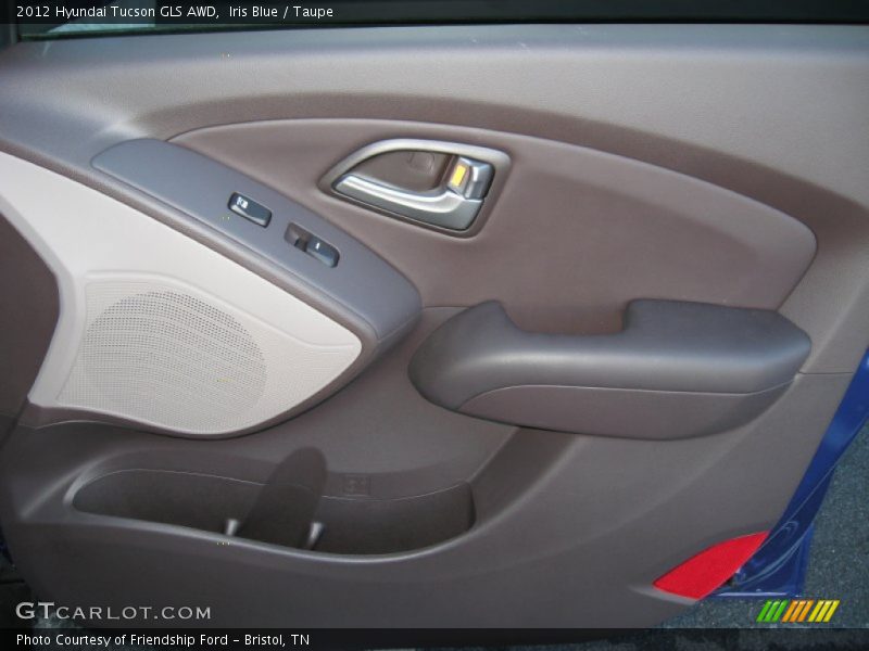 Iris Blue / Taupe 2012 Hyundai Tucson GLS AWD