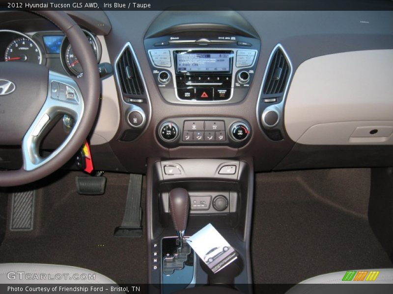 Iris Blue / Taupe 2012 Hyundai Tucson GLS AWD