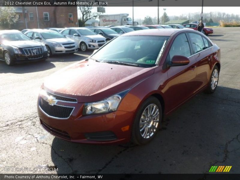 Autumn Red Metallic / Jet Black 2012 Chevrolet Cruze Eco