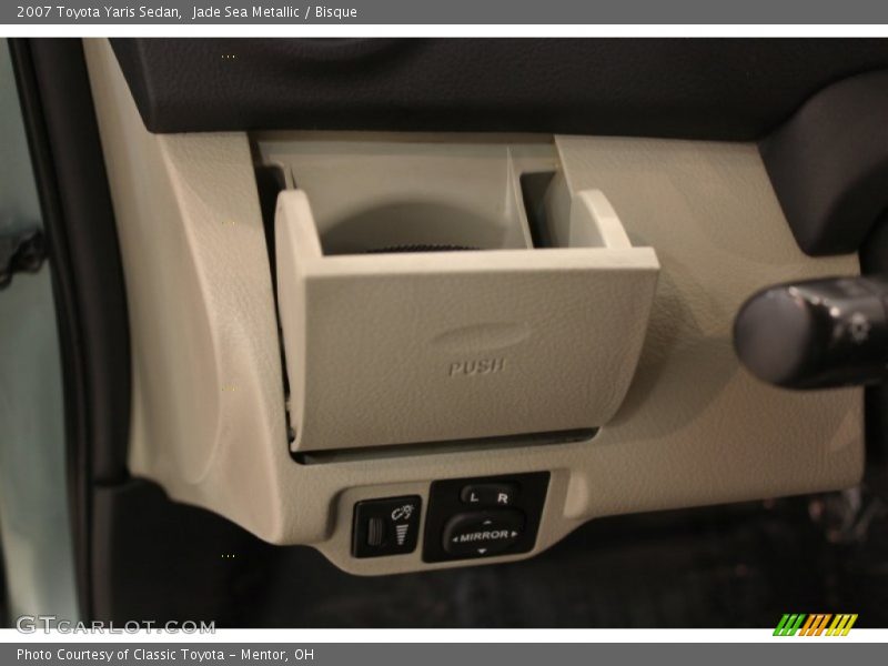 Jade Sea Metallic / Bisque 2007 Toyota Yaris Sedan