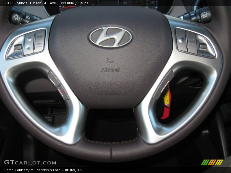 Iris Blue / Taupe 2012 Hyundai Tucson GLS AWD