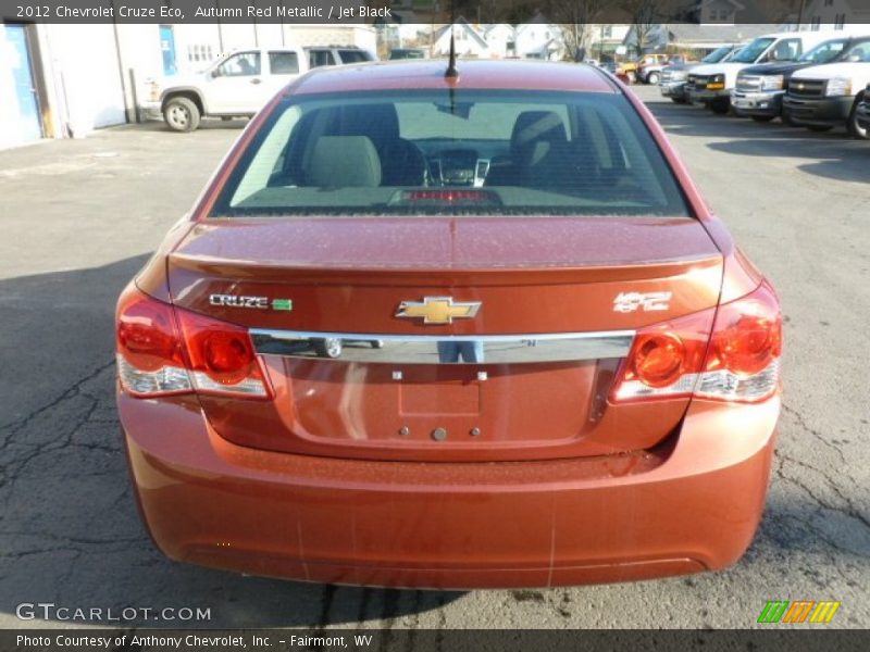 Autumn Red Metallic / Jet Black 2012 Chevrolet Cruze Eco