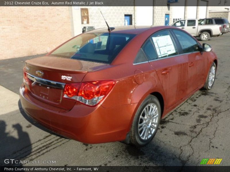 Autumn Red Metallic / Jet Black 2012 Chevrolet Cruze Eco