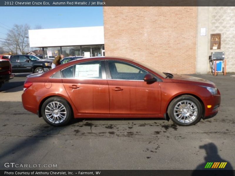Autumn Red Metallic / Jet Black 2012 Chevrolet Cruze Eco