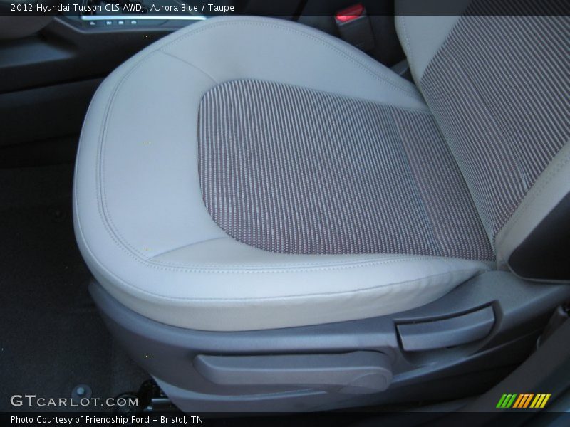 Aurora Blue / Taupe 2012 Hyundai Tucson GLS AWD