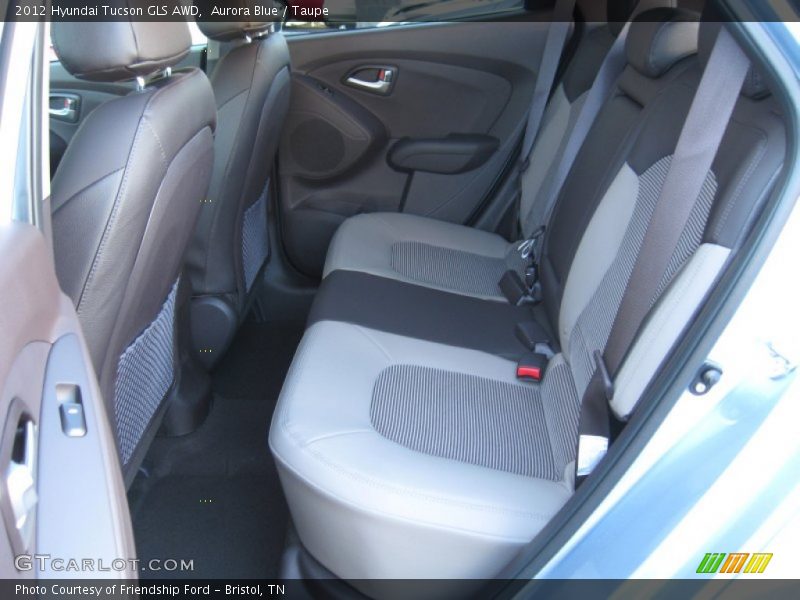 Aurora Blue / Taupe 2012 Hyundai Tucson GLS AWD