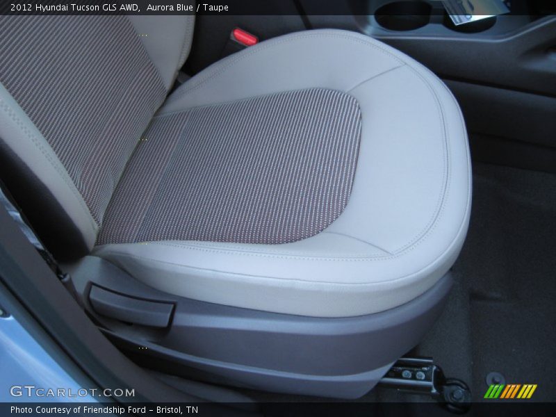 Aurora Blue / Taupe 2012 Hyundai Tucson GLS AWD