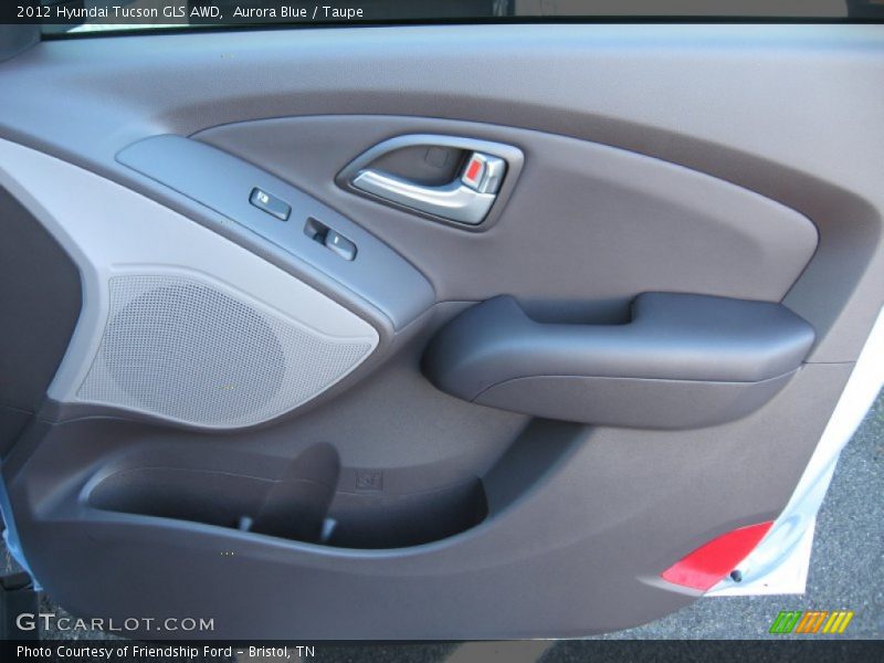Aurora Blue / Taupe 2012 Hyundai Tucson GLS AWD