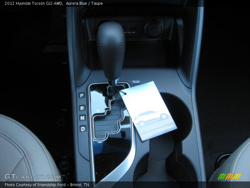 Aurora Blue / Taupe 2012 Hyundai Tucson GLS AWD