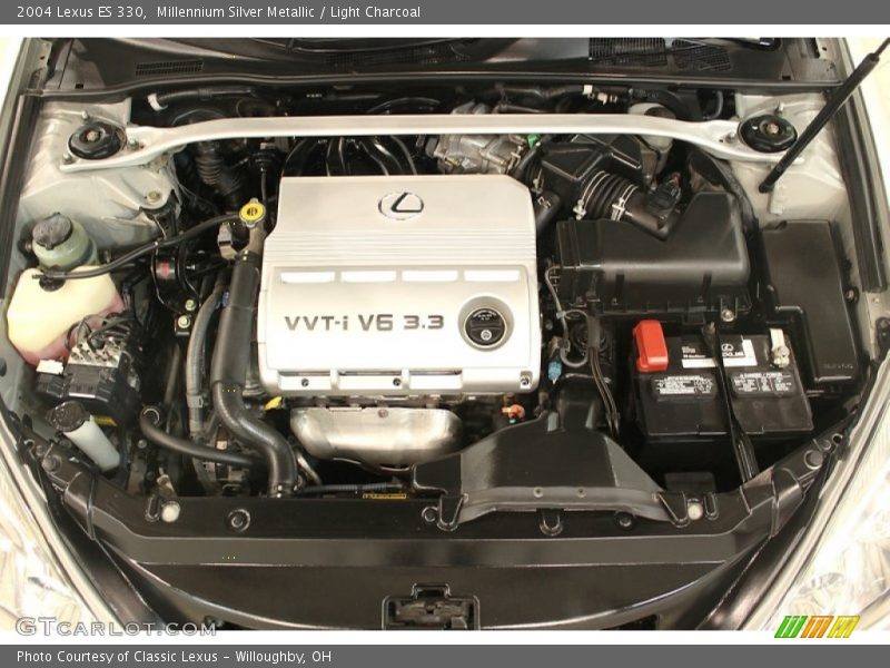 Millennium Silver Metallic / Light Charcoal 2004 Lexus ES 330