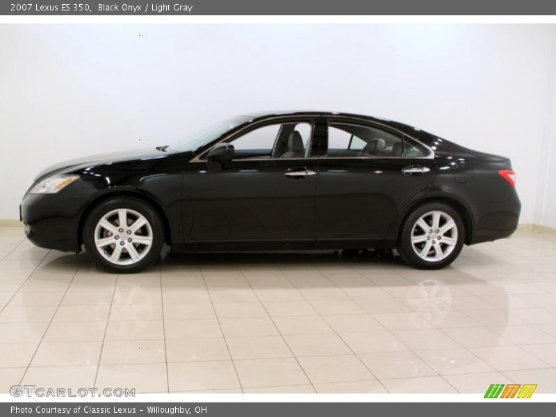 Black Onyx / Light Gray 2007 Lexus ES 350
