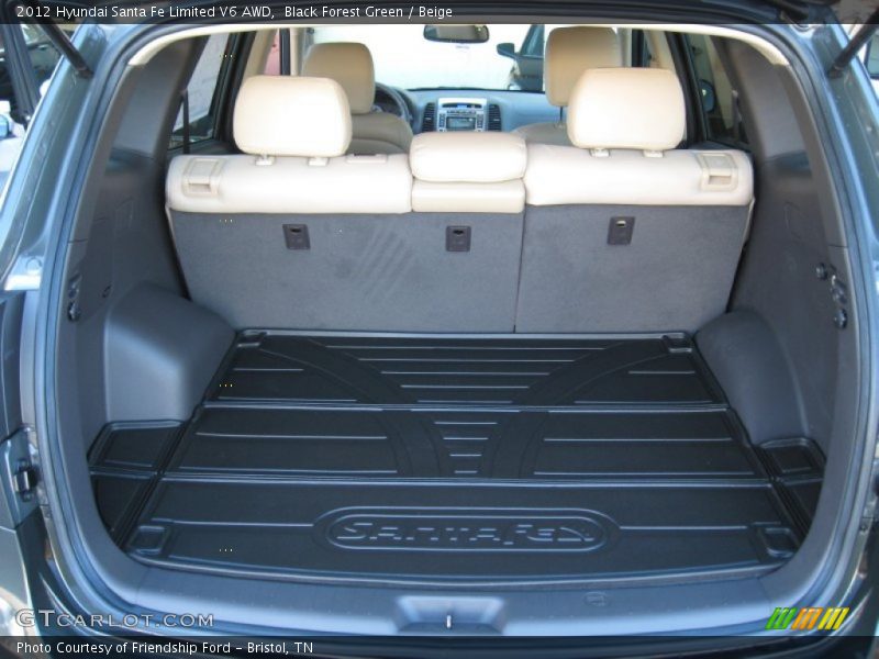  2012 Santa Fe Limited V6 AWD Trunk