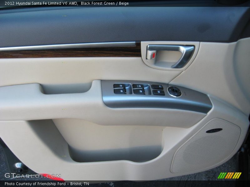 Black Forest Green / Beige 2012 Hyundai Santa Fe Limited V6 AWD