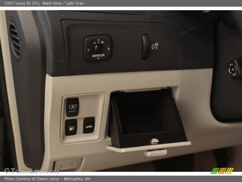 Black Onyx / Light Gray 2007 Lexus ES 350