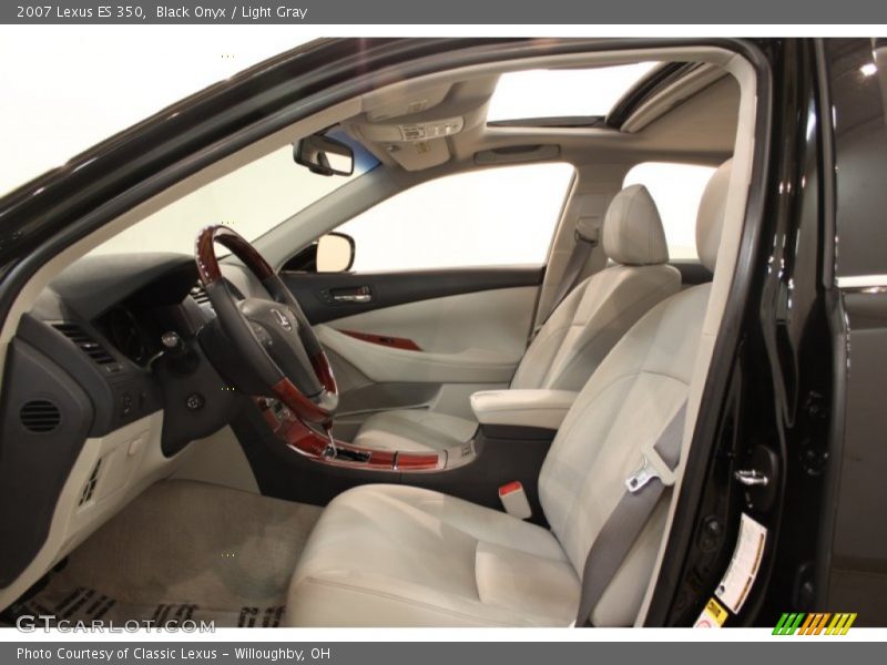 Black Onyx / Light Gray 2007 Lexus ES 350
