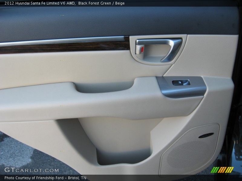 Black Forest Green / Beige 2012 Hyundai Santa Fe Limited V6 AWD