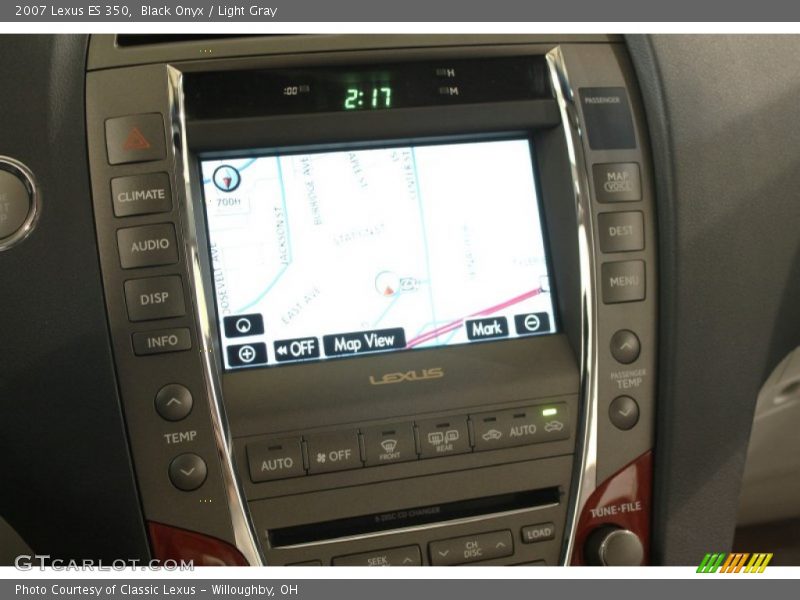 Black Onyx / Light Gray 2007 Lexus ES 350