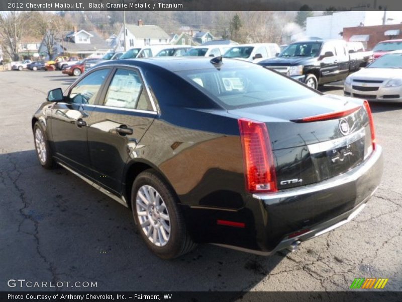 Black Granite Metallic / Titanium 2012 Chevrolet Malibu LT
