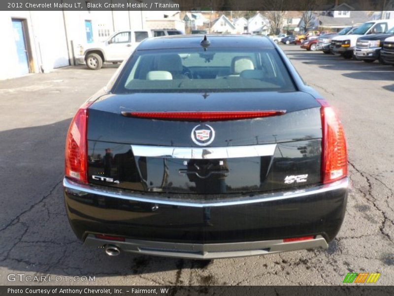 Black Granite Metallic / Titanium 2012 Chevrolet Malibu LT