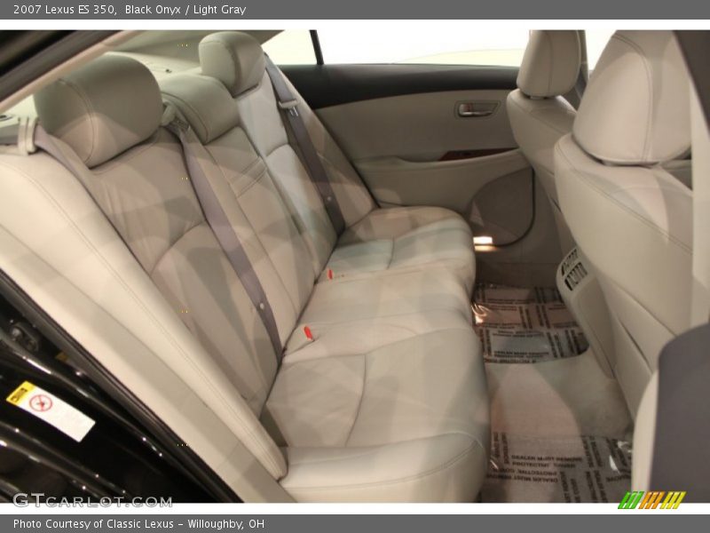 Black Onyx / Light Gray 2007 Lexus ES 350
