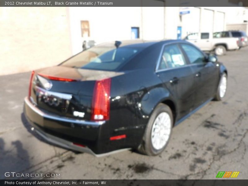 Black Granite Metallic / Titanium 2012 Chevrolet Malibu LT