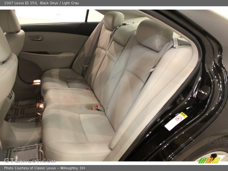 Black Onyx / Light Gray 2007 Lexus ES 350