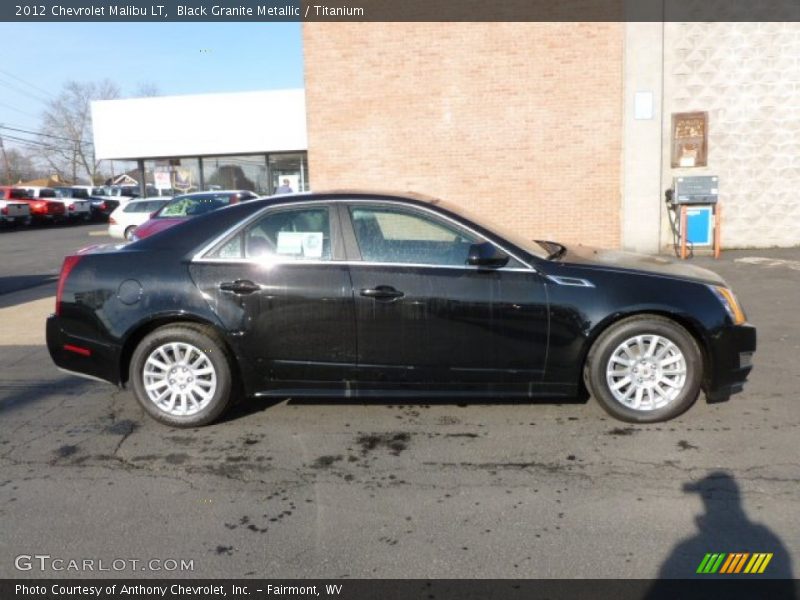 Black Granite Metallic / Titanium 2012 Chevrolet Malibu LT