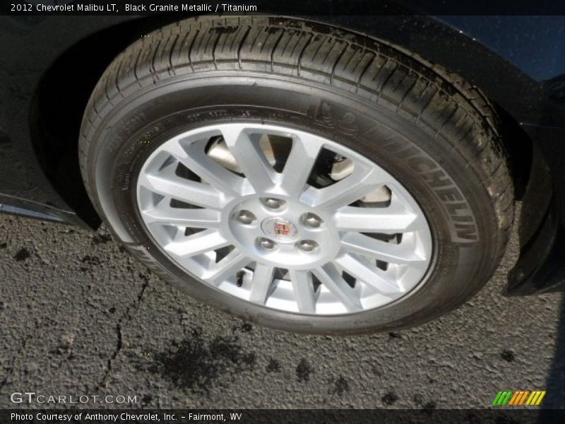 Black Granite Metallic / Titanium 2012 Chevrolet Malibu LT