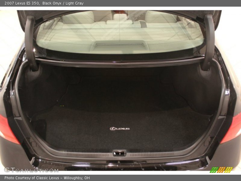 Black Onyx / Light Gray 2007 Lexus ES 350