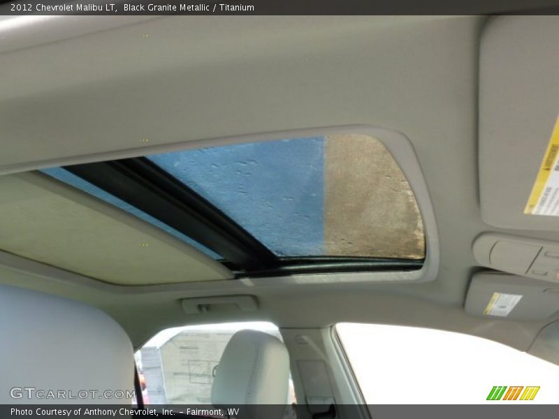 Black Granite Metallic / Titanium 2012 Chevrolet Malibu LT