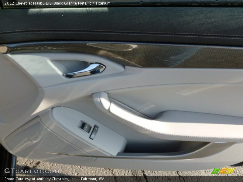 Black Granite Metallic / Titanium 2012 Chevrolet Malibu LT