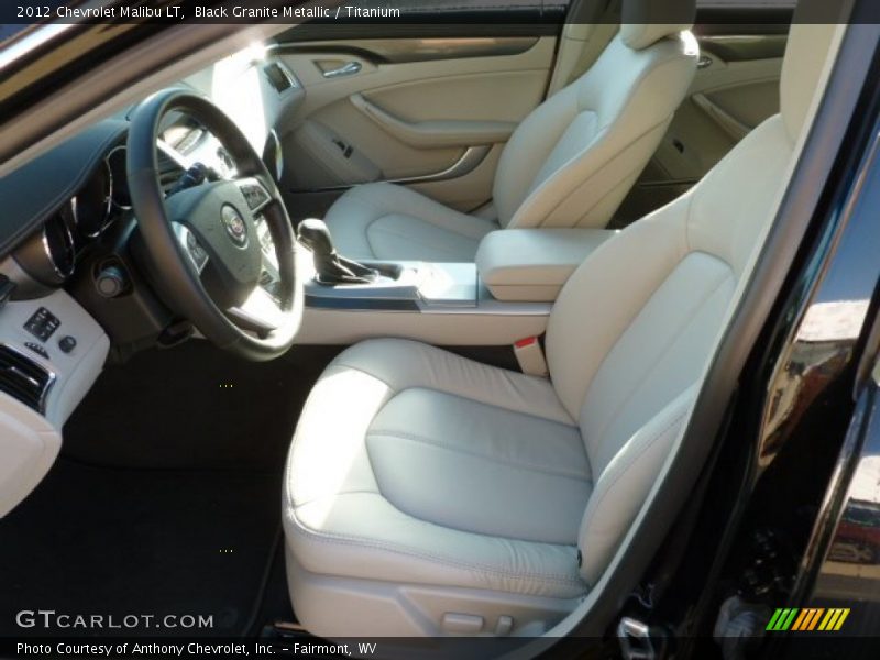 Black Granite Metallic / Titanium 2012 Chevrolet Malibu LT