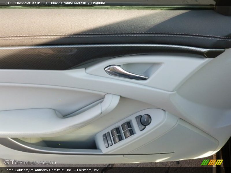 Black Granite Metallic / Titanium 2012 Chevrolet Malibu LT