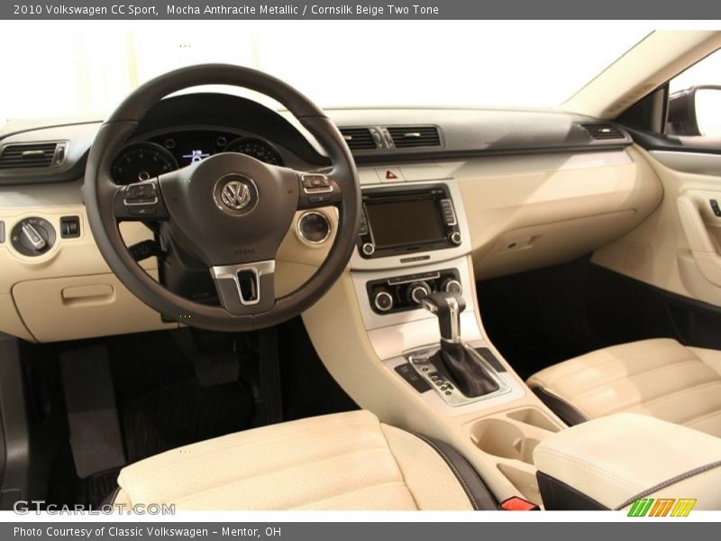 Mocha Anthracite Metallic / Cornsilk Beige Two Tone 2010 Volkswagen CC Sport