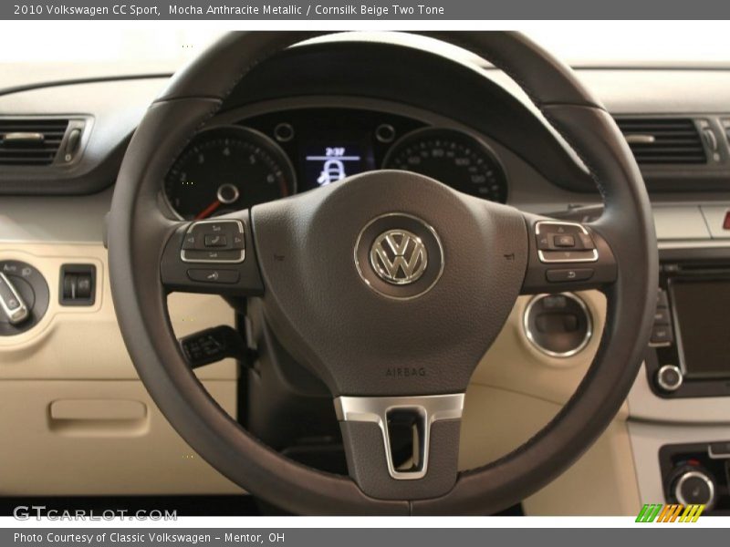 Mocha Anthracite Metallic / Cornsilk Beige Two Tone 2010 Volkswagen CC Sport