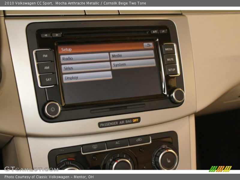 Mocha Anthracite Metallic / Cornsilk Beige Two Tone 2010 Volkswagen CC Sport