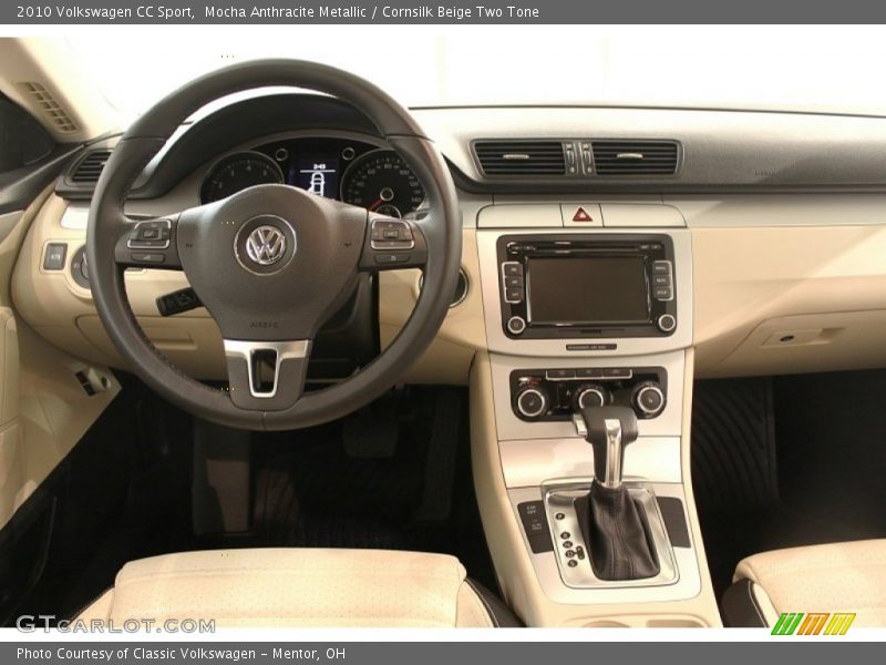Mocha Anthracite Metallic / Cornsilk Beige Two Tone 2010 Volkswagen CC Sport