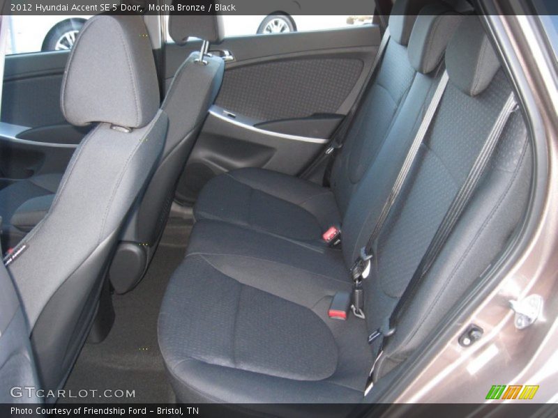 Mocha Bronze / Black 2012 Hyundai Accent SE 5 Door