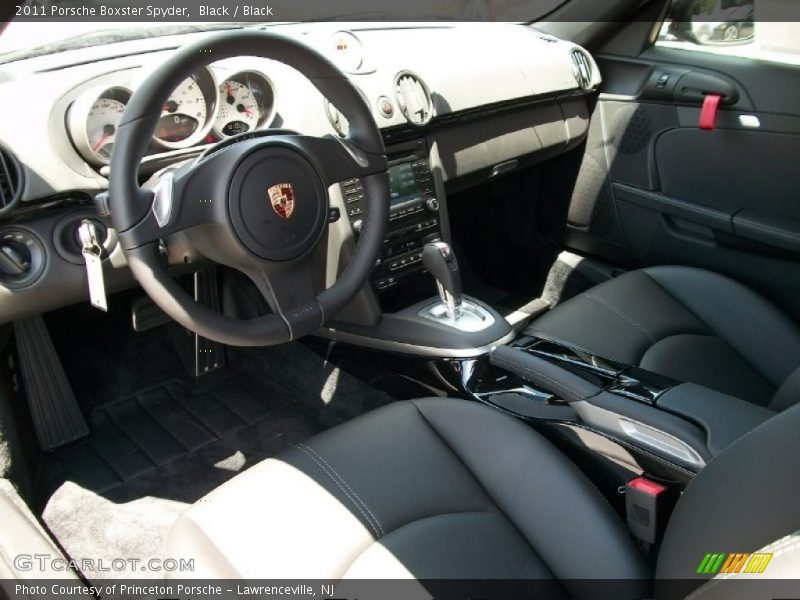 Black / Black 2011 Porsche Boxster Spyder