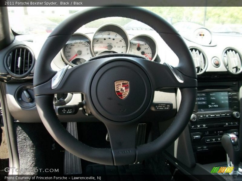 Black / Black 2011 Porsche Boxster Spyder