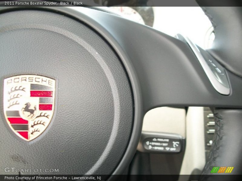 Black / Black 2011 Porsche Boxster Spyder