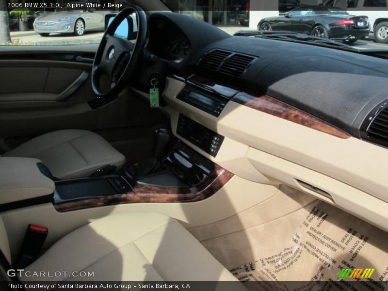 Alpine White / Beige 2006 BMW X5 3.0i