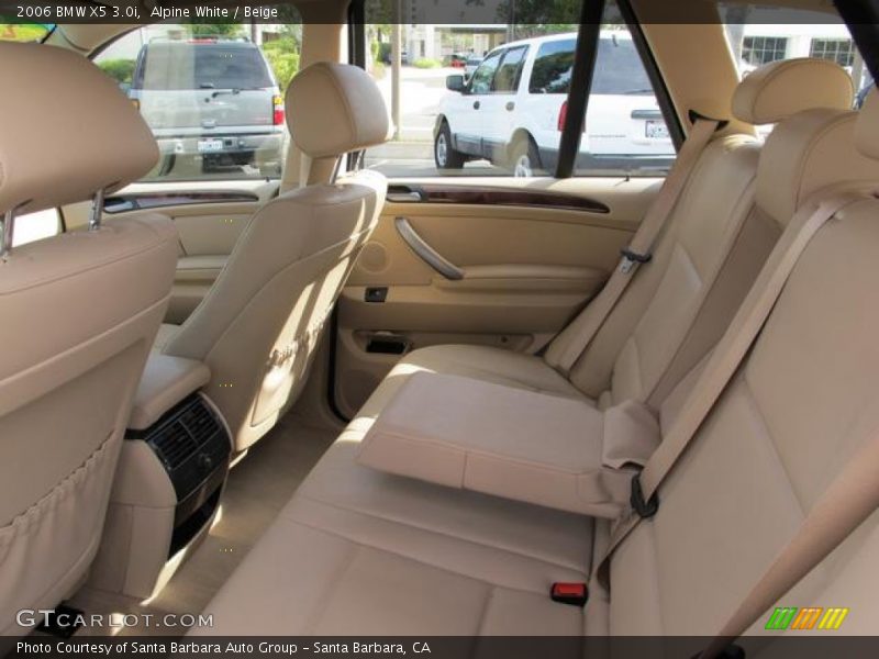 Alpine White / Beige 2006 BMW X5 3.0i