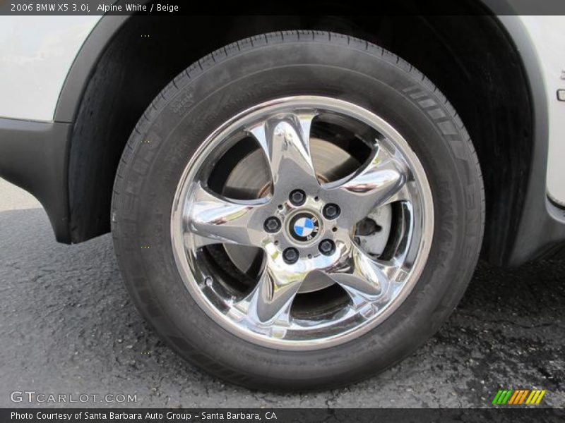 Alpine White / Beige 2006 BMW X5 3.0i