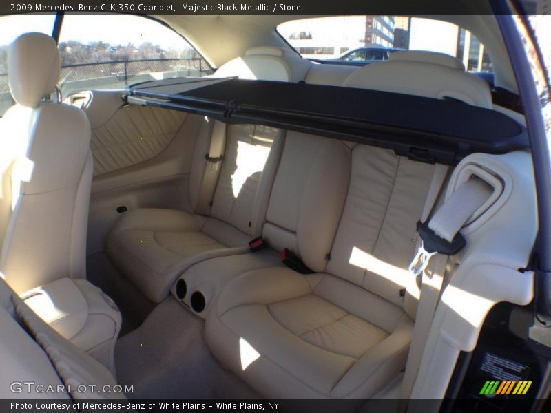Majestic Black Metallic / Stone 2009 Mercedes-Benz CLK 350 Cabriolet
