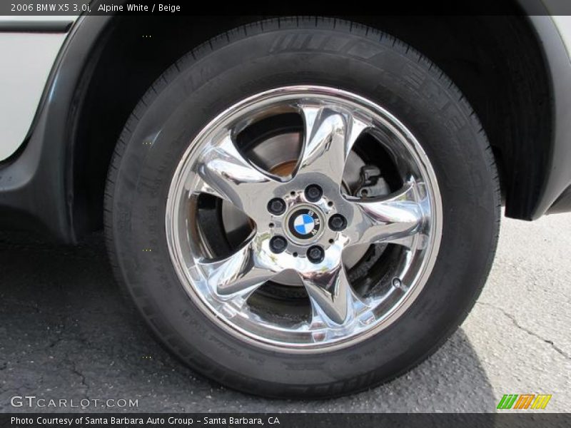 Alpine White / Beige 2006 BMW X5 3.0i