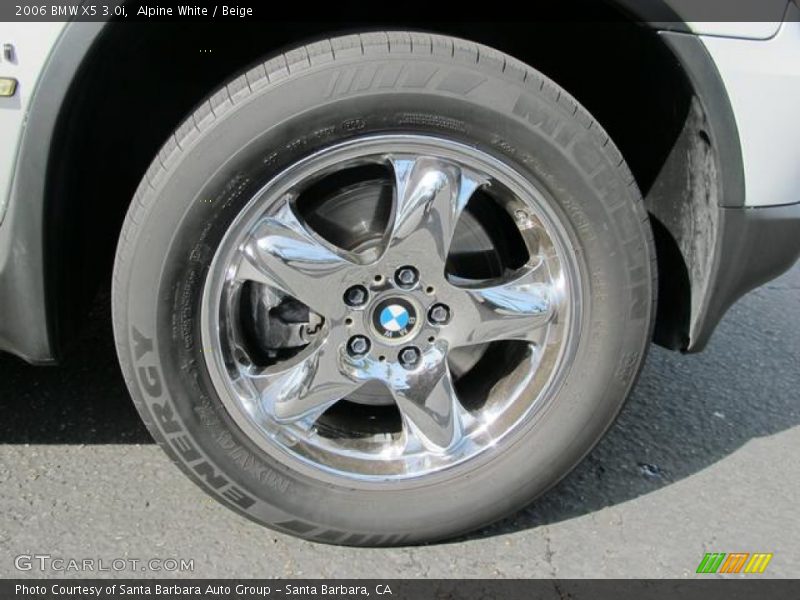 Alpine White / Beige 2006 BMW X5 3.0i