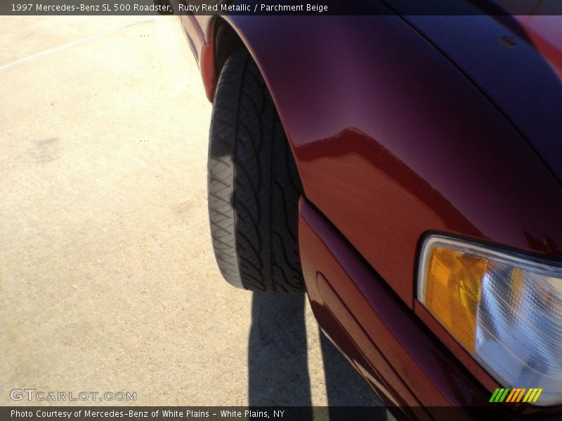 Ruby Red Metallic / Parchment Beige 1997 Mercedes-Benz SL 500 Roadster