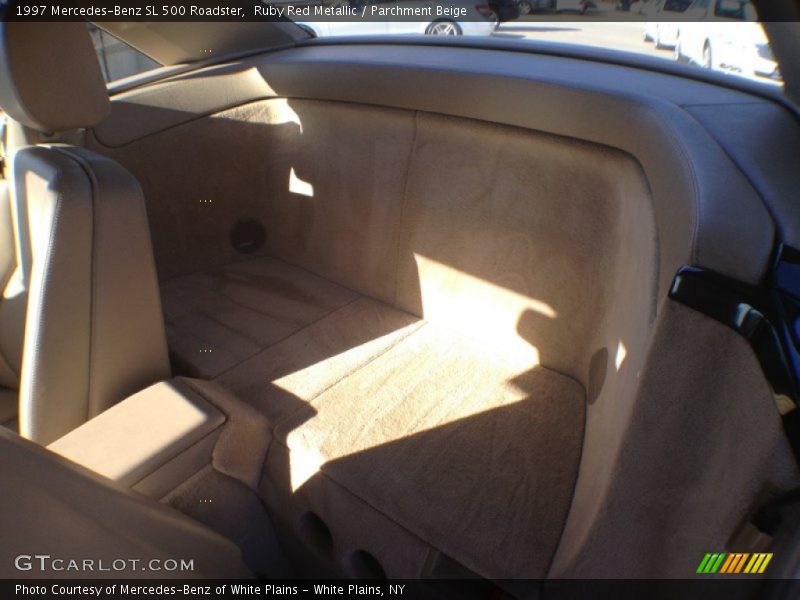 Ruby Red Metallic / Parchment Beige 1997 Mercedes-Benz SL 500 Roadster